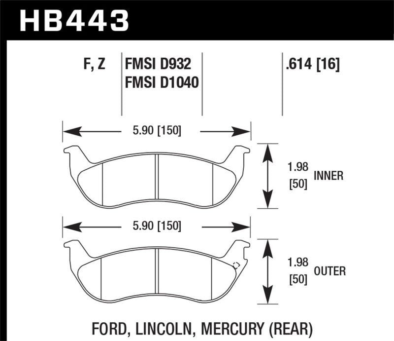 Hawk HPS Street Brake Pads Secondary image