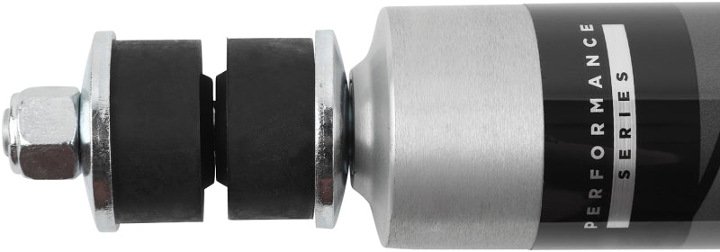 Fox 14+ Dodge 2500/3500 2.0 Perf Series 10.6in Smooth Body IFP Front Shock / 3-4in Lift close-up view of shock components Main image