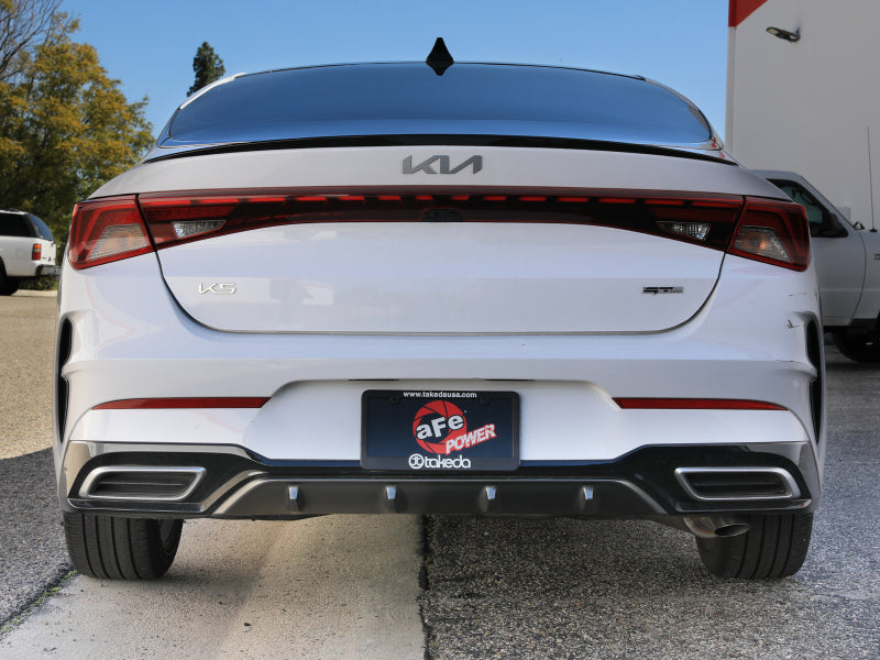 aFe 21-24 Kia K5 Takeda 2.5in 304 Stainless Steel Cat-Back Exhaust System Secondary image