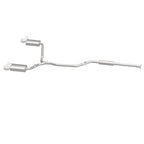 MagnaFlow Sys C/B 2015 Honda Accord 3.5L V6 2.5in SS Dual Split Rear Polished 4.5 Tip exhaust system view