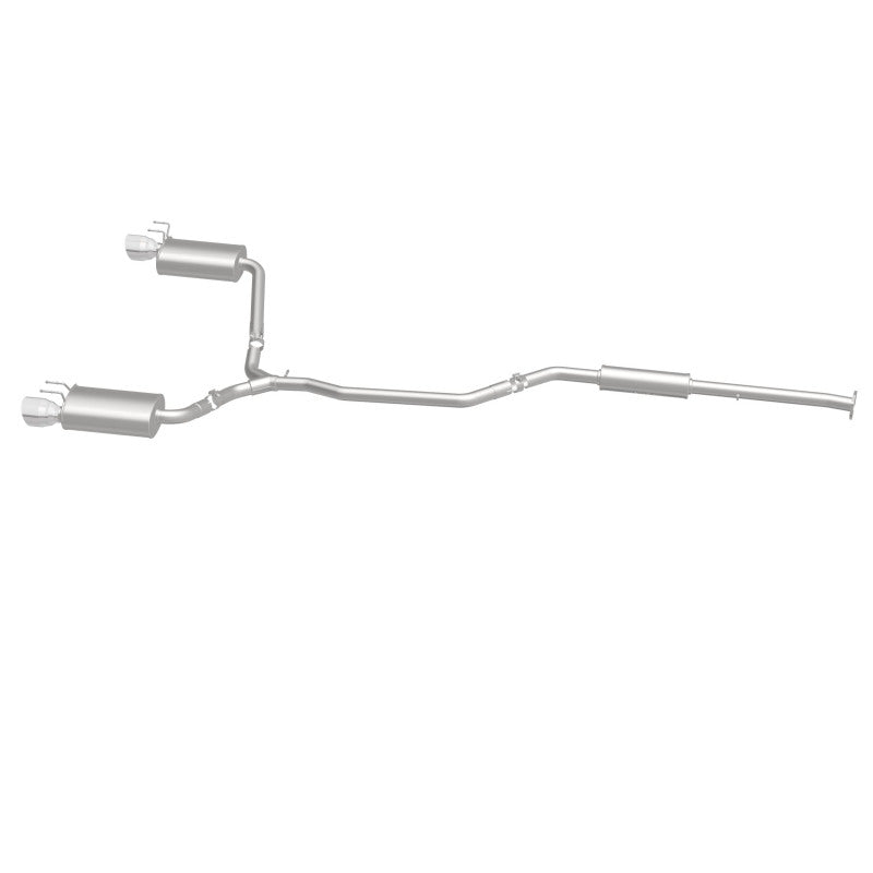 MagnaFlow Sys C/B 2015 Honda Accord 3.5L V6 2.5in SS Dual Split Rear Polished 4.5 Tip exhaust system view