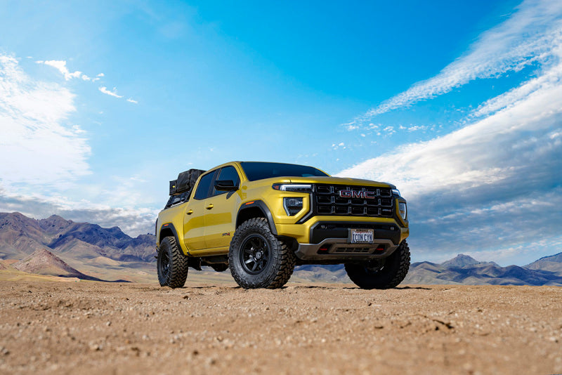 ICON 2023+ GM Canyon/Colorado 2.5 Series Shocks VS IR Coilover Kit on rugged terrain