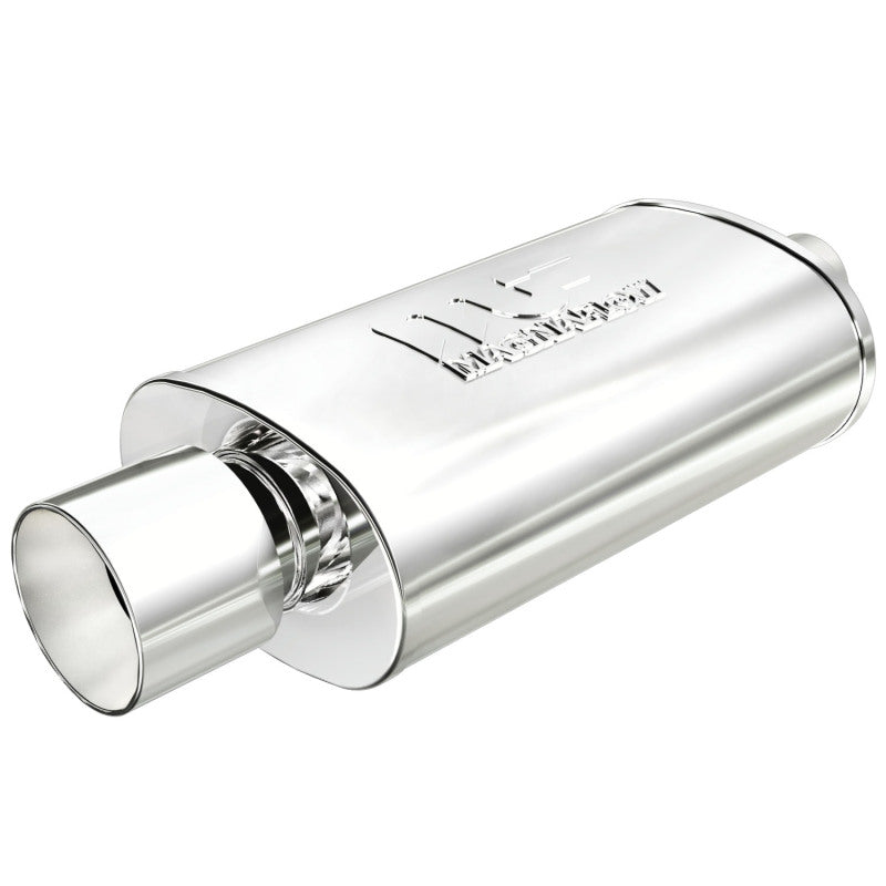 MagnaFlow Muffler W/Tip Mag SS 14X5X8 2.25/4. off road parts and Jeep Wrangler accessories.