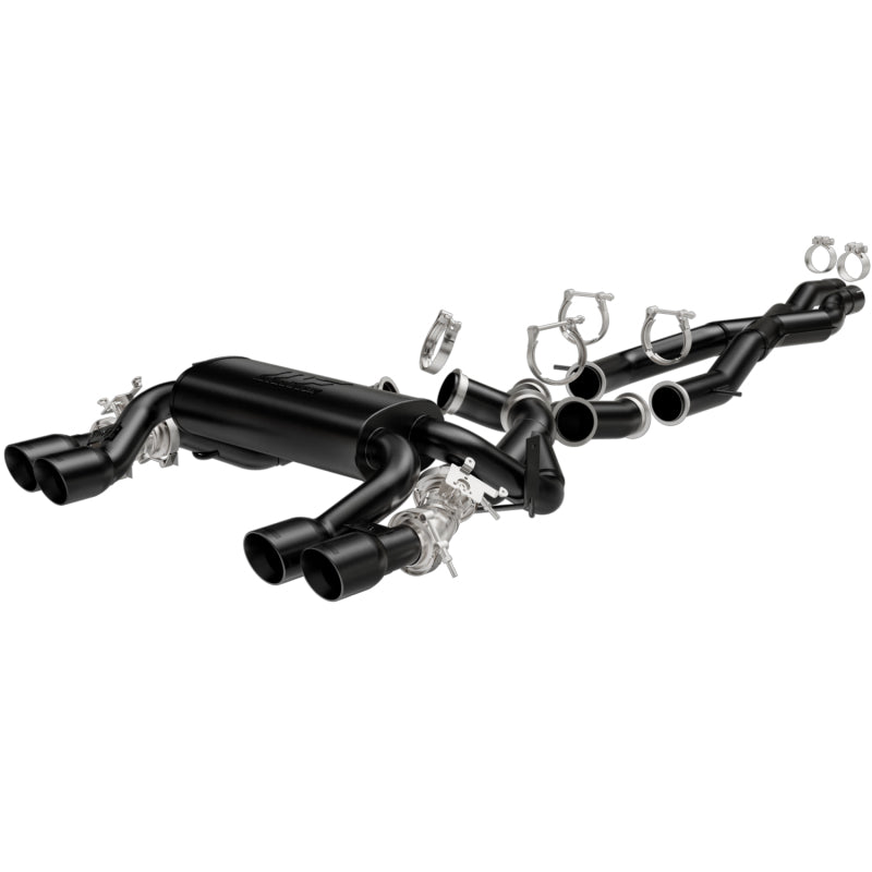 MagnaFlow 15 BMW M3/M4 L6 3.0L SS Cat-Back Perf. Sport Quad Split Rear Exit Exht - 3.5in Black Tips Secondary image