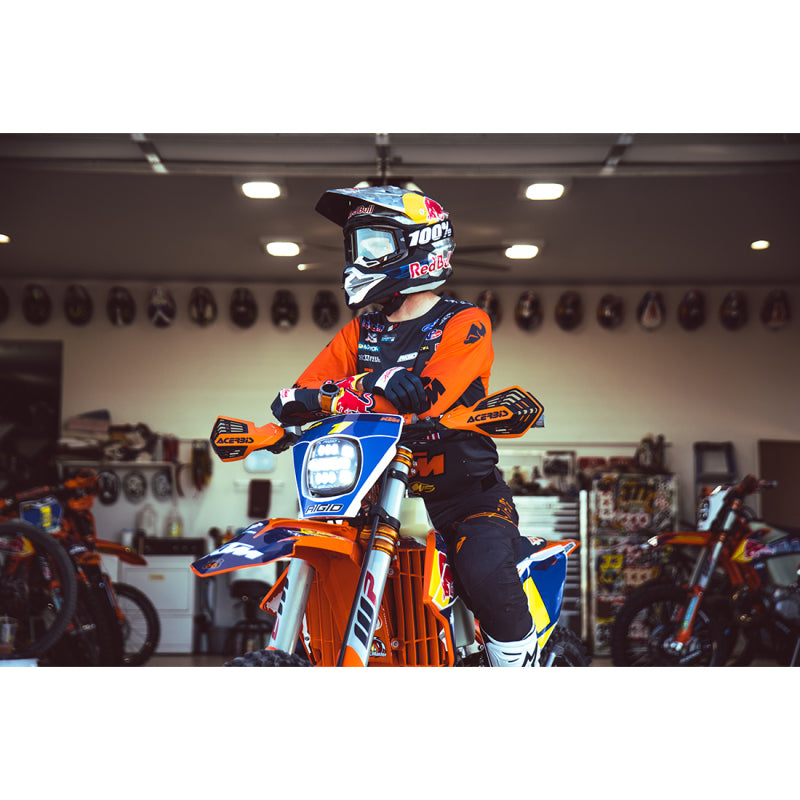 RIGID Adapt XE LED Moto Kit - Black on off-road motorcycle