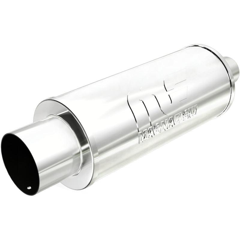 MagnaFlow Muffler W/Tip Mag SS 14X6X6 2.25/4. Secondary image