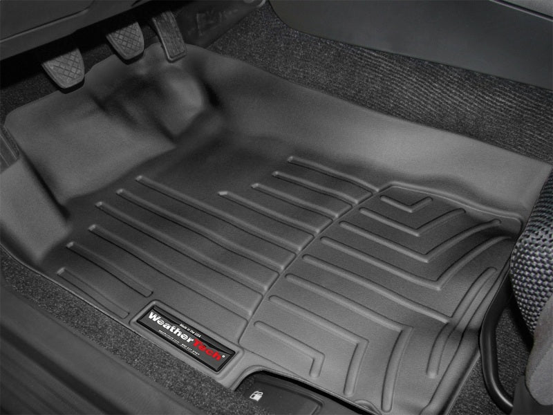 WeatherTech 02-07 Subaru Impreza Front FloorLiner - Black in vehicle