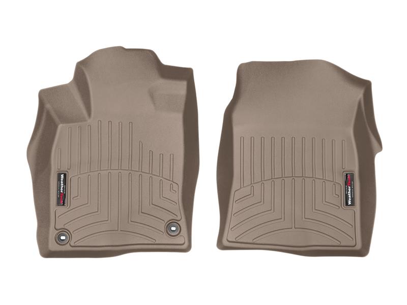 WeatherTech 2016+ Honda Civic Sedan Front FloorLiner - Tan Secondary image