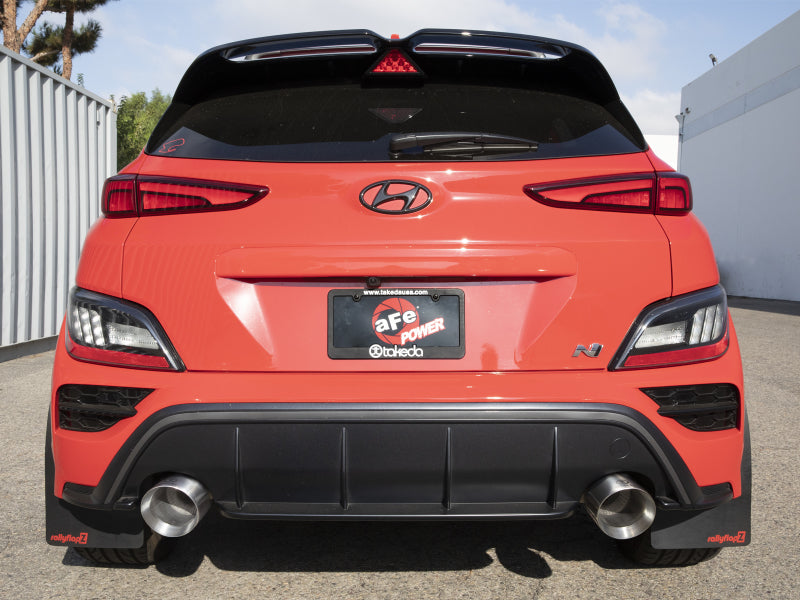 aFe 22-23 Hyundai Kona N L4 2.0L (t) Takeda 3in 304 SS Axle-Back Exhaust System w/ Polished Tips Secondary image