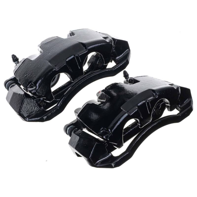 Power Stop 05-08 Dodge Dakota Front Black Caliper - Pair w/Bracket Secondary image
