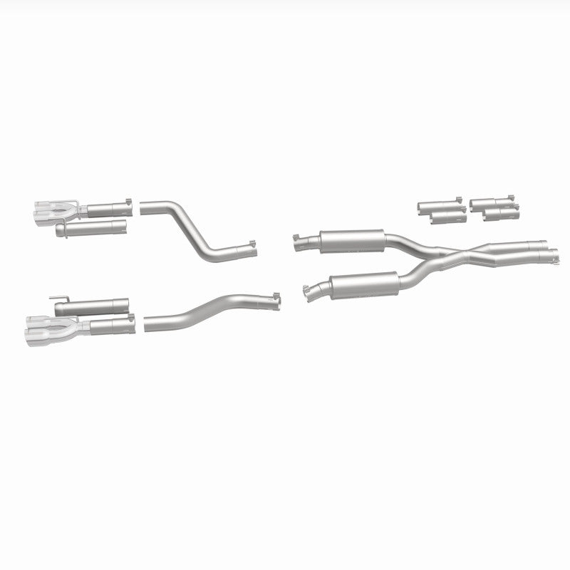 MagnaFlow 2017+ Dodge Challenger 409 SS Polished 3in Quad Tips Cat-Back Exhaust system components