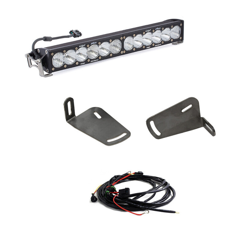 Baja Designs 2021+ Dodge Ram TRX 20 Inch OnX6+ Bumper Kit with brackets and wiring