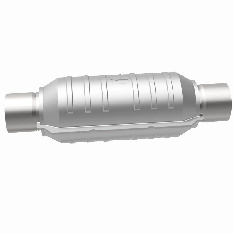 MagnaFlow Conv Univ 2.25in Inlet/Outlet Center/Center Round 11in Body L x 5.125in W x 15in Overall L catalytic converter for offroad parts