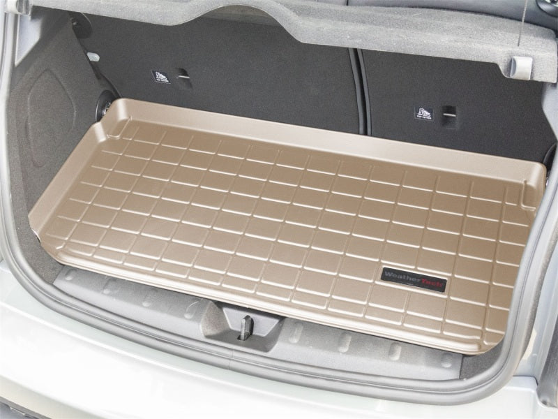 WeatherTech 25-25 MINI Hardtop 2 door Behind 3rd Row Cargo Liner w/Bumper Protector - Tan Secondary image