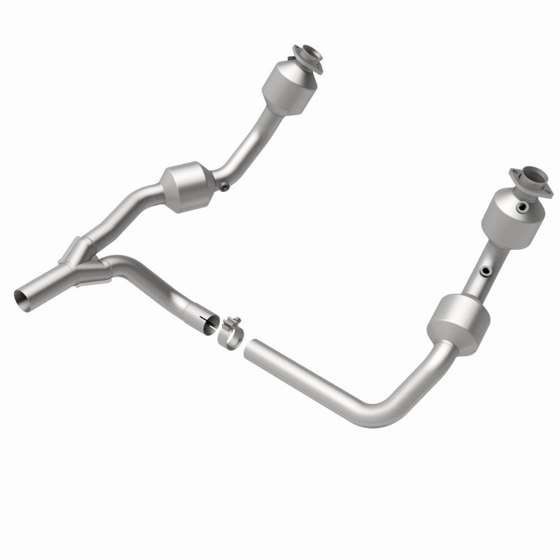 MagnaFlow Conv DF 07-09 Jeep Wrangler/Wrangler Unltd 3.8L (49 State) exhaust system for performance offroad parts.