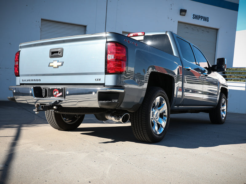 aFe Apollo GT Series 4in 409SS Cat Back Exh System Polished Tip 14-18GM Silverado 1500 V8-6.2L Secondary image