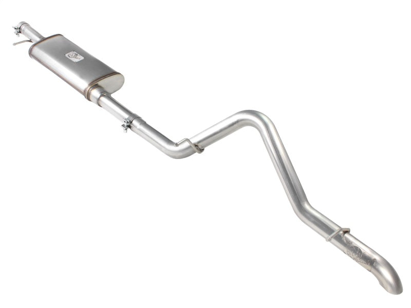 aFe MACHForce XP Exhaust Cat-Back 3in SS-409 Hi-Tuck inRBin 12-14 Jeep Wrangler Unlimited V6 4Dr Secondary image