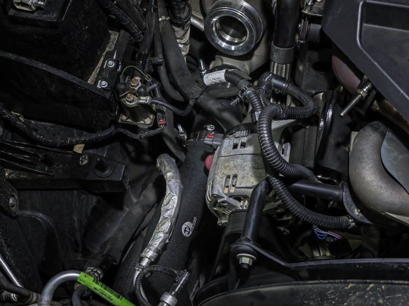 aFe BladeRunner Aluminum Hot and Cold Charge Pipe Kit Black RAM Diesel Trucks 19-23 L6-6.7L (td) Secondary image