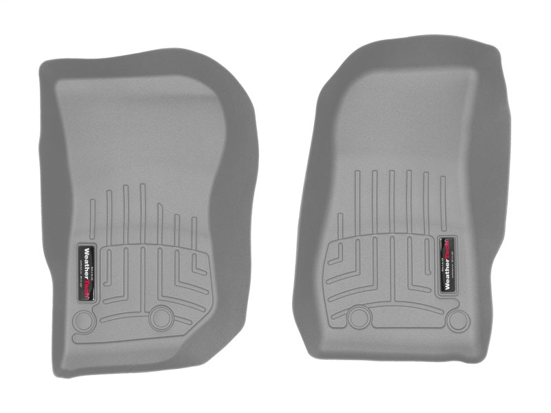 WeatherTech 14+ Jeep Wrangler Front FloorLiner - Grey Secondary image