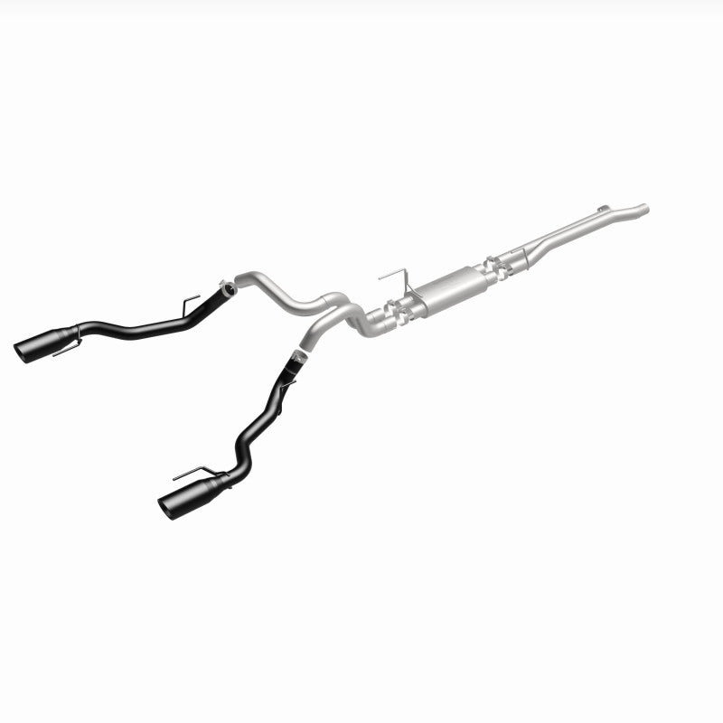 MagnaFlow SYS Cat-Back 2017 Ford F-150 Raptor 3.5L Dual Black Coated 3in Tips exhaust system design