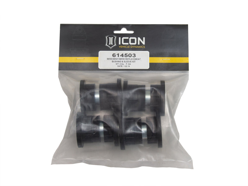 ICON 98500 / 98501 / 98550 Replacement Bushing & Sleeve Kit in package.
