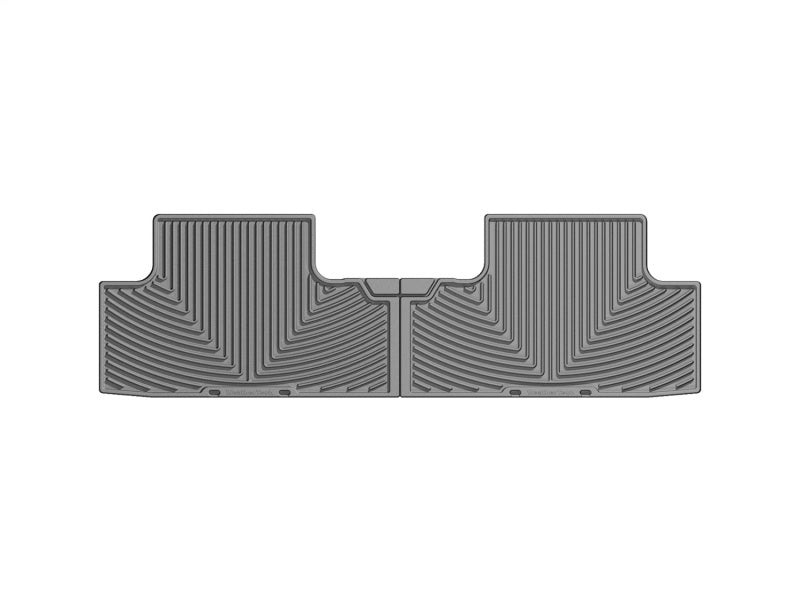 WeatherTech 06-11 Honda Civic Rear Rubber Mats - Grey Secondary image