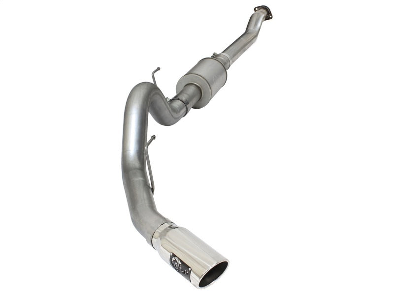 aFe Atlas Exhausts 4in Cat-Back Aluminized Steel Exhaust 2015 Ford F-150 V6 3.5L (tt) Polished Tip Secondary image