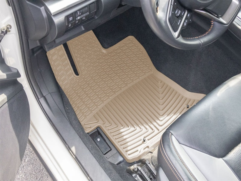 WeatherTech 18-23 Subaru Crosstrek 1st Row Front All-Weather Floor Mats - Tan Secondary image