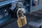 Fishbone Offroad Hi-Lift Jack Mount Kit with padlock detail