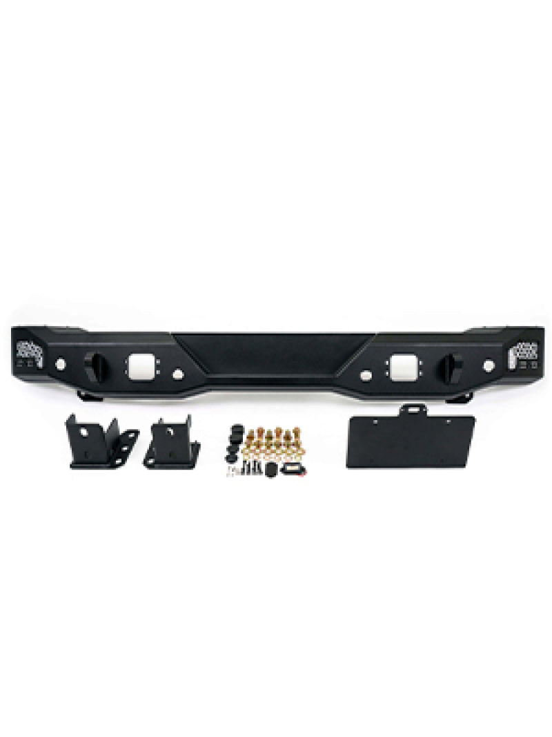 DV8 Offroad 21-22 Ford Bronco MTO Series Rear Bumper with accessories