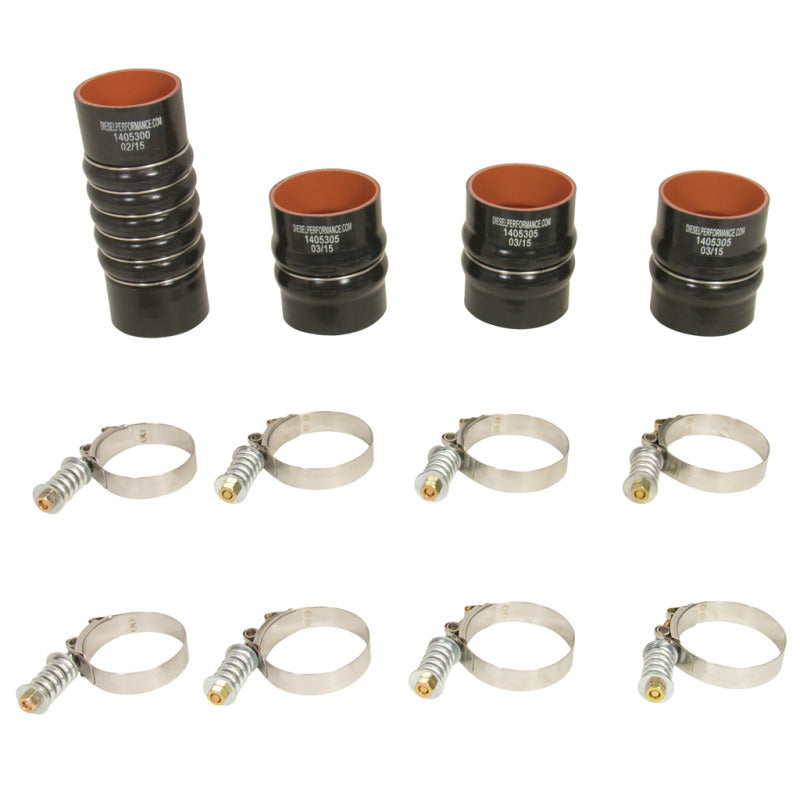 BD Diesel Intercooler Hose/Clamp Kit - Dodge 2003-2007 5.9L Secondary image
