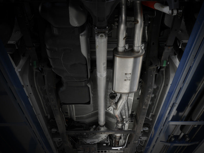 aFe Gemini XV 4in to Dual 3in 304 SS Cat-Back Exhaust w/ Cutout 19-21 GM Silverado/Sierra V8-6.2L Secondary image
