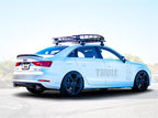Borla 14-16 Audi A3 Quattro 2.0L Turbo AT/MT RWD 4DR S-Type Cat-Back Exhaust Single Split Rear Exit on a modified Audi.