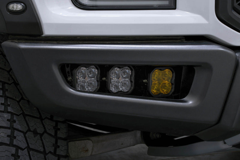 Diode Dynamics 17-20 Ford Raptor SS3 LED Fog Light Kit - Yellow Pro Secondary image