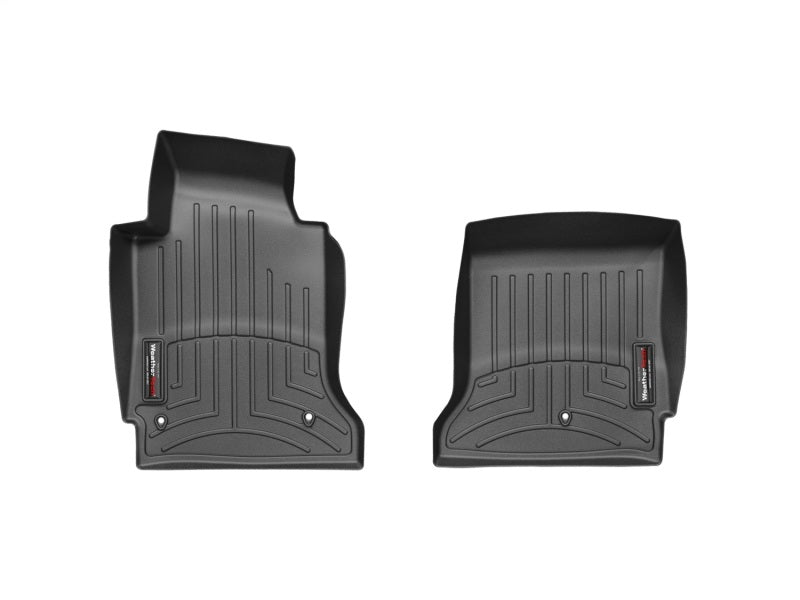 WeatherTech 05-12 Chevrolet Corvette Front FloorLiner - Black for interior protection and perfect fit. Main image