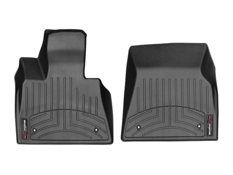 WeatherTech 19-24 BMW X5 Front FloorLiner - Black for interior protection.