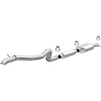 MagnaFlow 12-18 Jeep Wrangler 2.5in Overland Series Cat-Back Exhaust for offroad performance upgrades