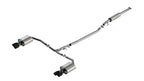 Borla 21-23 Hyundai Sonata N Line 2.5L i4 AT FWD 4DR 2.00in 2.75in S-Type Exhaust - Black Chrome exhaust system image.