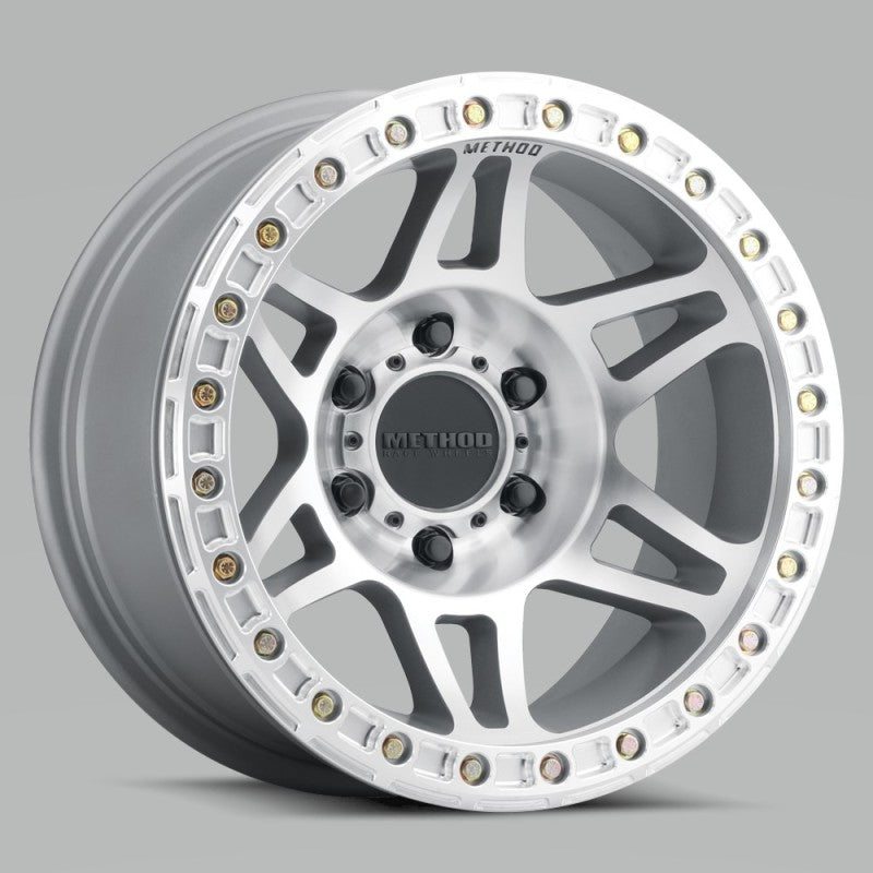 Method MR106 Beadlock 17x9 -44mm Offset 8x6.5 130.81mm CB Machined/Clear Coat w/BH-H36125 Wheel Secondary image