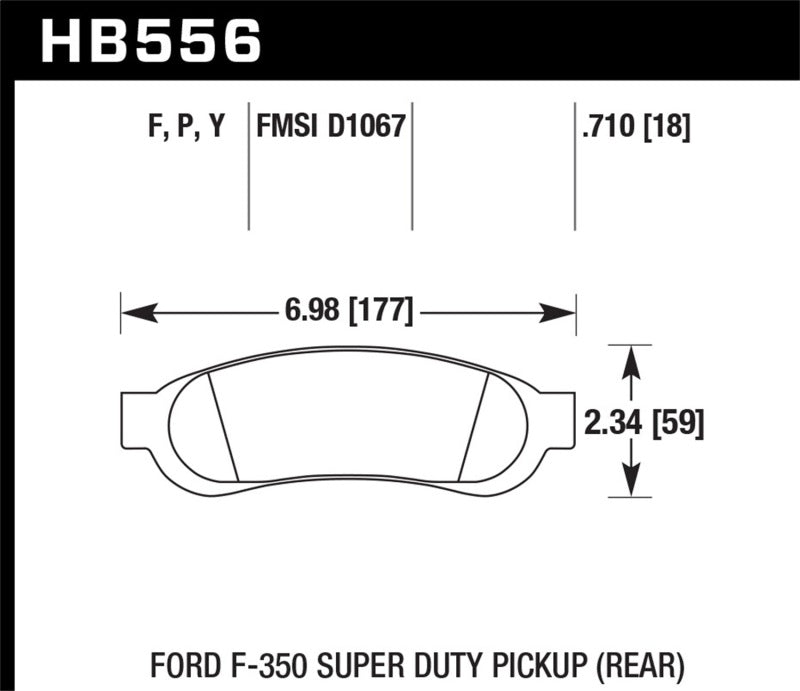 Hawk LTS Street Brake Pads Secondary image