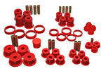 Energy Suspension 84-01 Jeep Cherokee/Wagoneer/Comanche Red Hyper-Flex Master Bushing Set for offroad parts