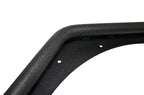 Fishbone Offroad 97-06 Jeep Wrangler TJ Steel Tube Fenders Front 3In Flare - Blk Textured Powdercoat close-up detail