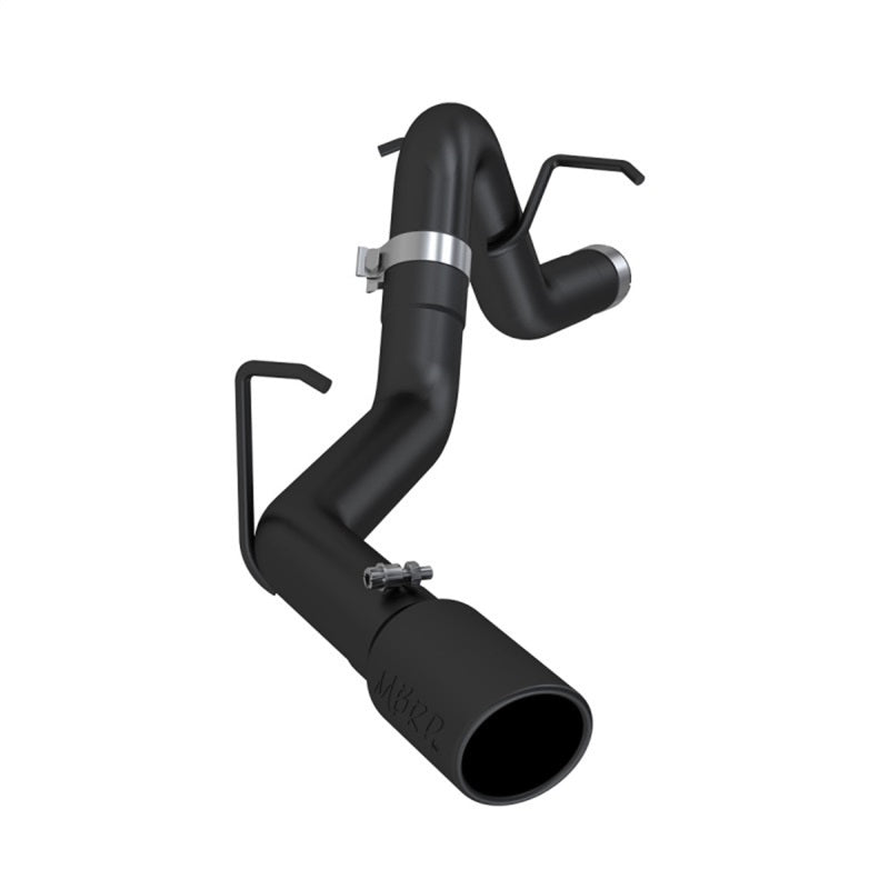MBRP 16-19 Chevy/GMC Colorado/Canyon Duramax 3in Filter Back Single Side Black Coated Exhaust System Secondary image