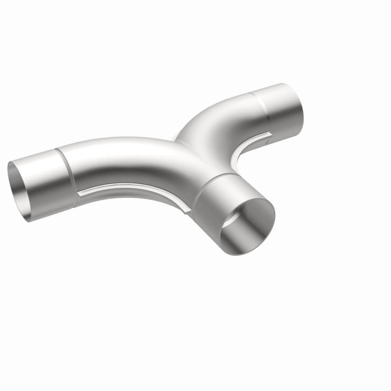MagnaFlow Smooth Trans T 2.50inch SS 90/90 deg. Y-pipe component for offroad performance upgrades