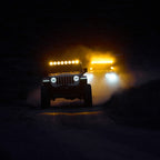 KC HiLiTES Gravity Titan LED Light Bar - 50in. (8-Light) on Jeep Wrangler offroad lighting