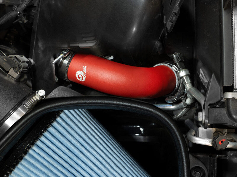 aFe BladeRunner 3in & 3-1/2in AL Hot and Cold Charge Pipe Kit Red RAM Diesel Trucks 25-26 L6-6.7L Secondary image