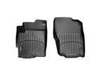 WeatherTech 08+ Mitsubishi Lancer Front FloorLiner - Black, durable protection for interior with precise fit.