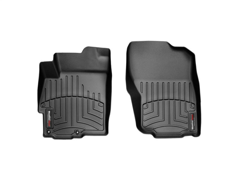 WeatherTech 08+ Mitsubishi Lancer Front FloorLiner - Black, durable protection for interior with precise fit.