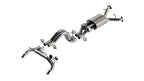 Borla 22-24 Ford Bronco Raptor V6 Turbo AT 2WD / 4WD ATAK Catback Exhaust w/ 4in Chrome Tips system parts layout