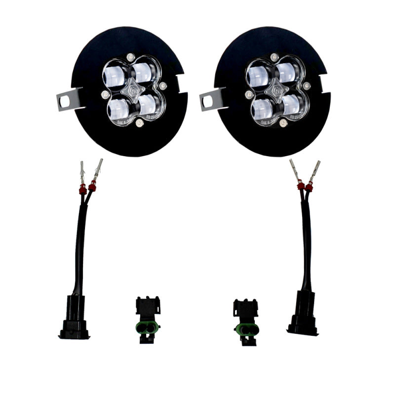 Baja Designs 05-11 Toyota Tacoma/07-13 Toyota Tundra Clear SAE Fog Pocket Light Kit for offroad performance upgrades.
